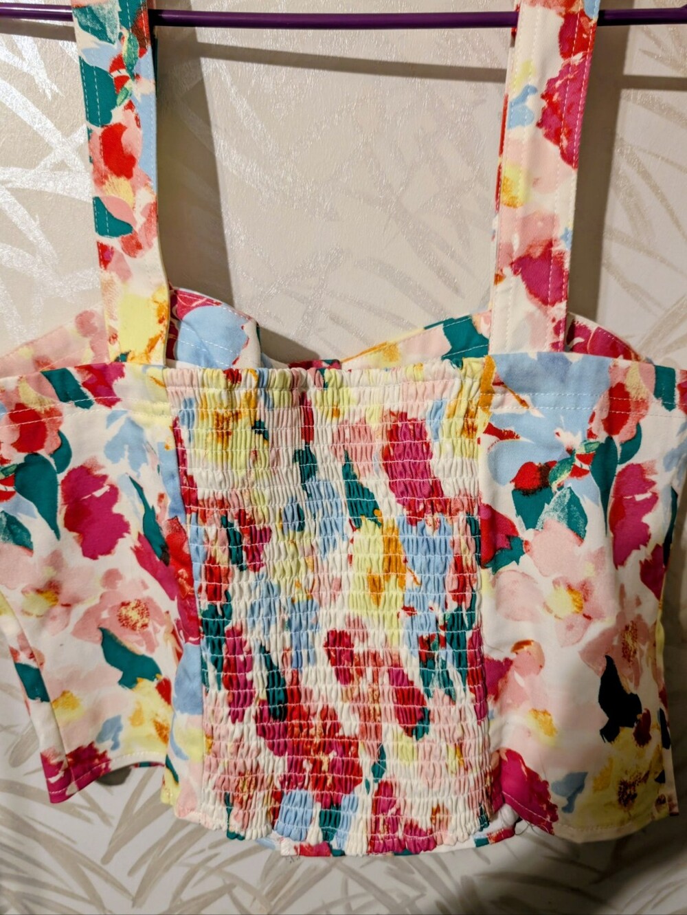 NWT Juicy Couture Floral Print Two-Piece Dress Set in Multicolor. Size Large - Picture 8 of 10
